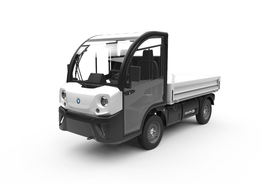 Groupil G4 Elektrofahrzeug Seitenansicht